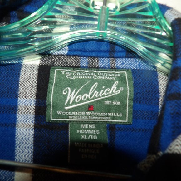 Woolrich Men's Flannel Shirt Sz XL - Picture 5 of 6